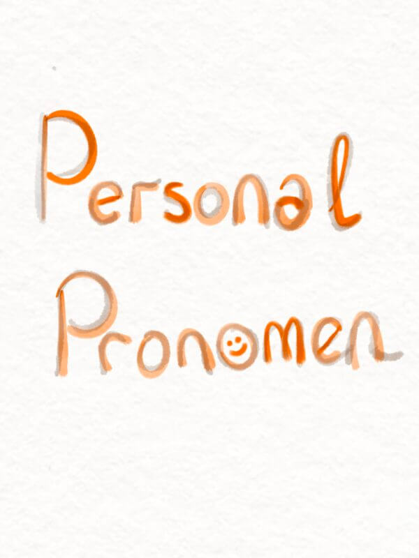 Personal pronomen-German